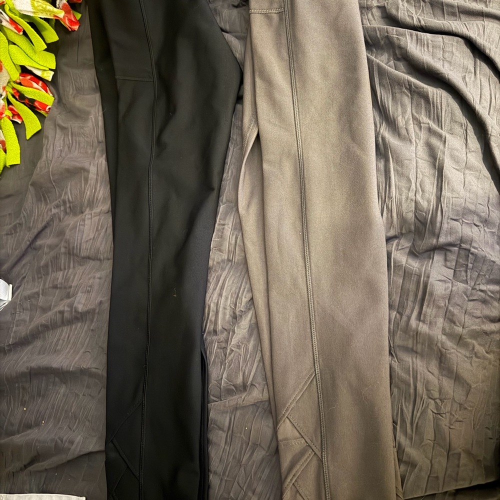Black and Gray Leggings